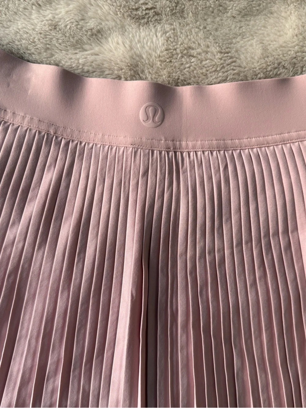 NWT Lululemon Varsity HR Pleated Tennis Skirt Pink Haze Size 8
